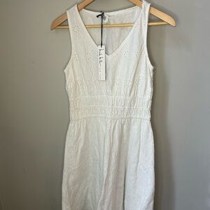 White Sleeveless Dress